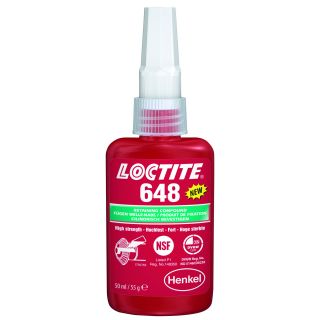 Loctite 648 Közepes szilárdságú, magas hőállóságú csaprögzítő 5ml