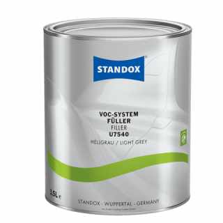 STANDOX VOC SYSTEM FILLER U7540 LIGHT GREY 3.5L